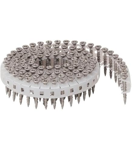 Amazon | ネジ ビス ロール連結 石膏ボード用 ねじ 3.9×28mm レッド 赤